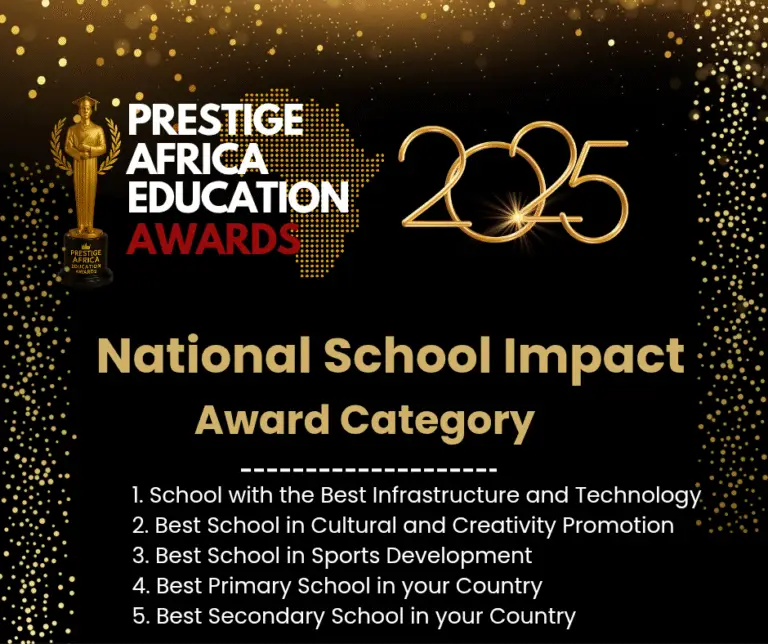 National School Impact Awards – Prestige Africa Education Awards 2025